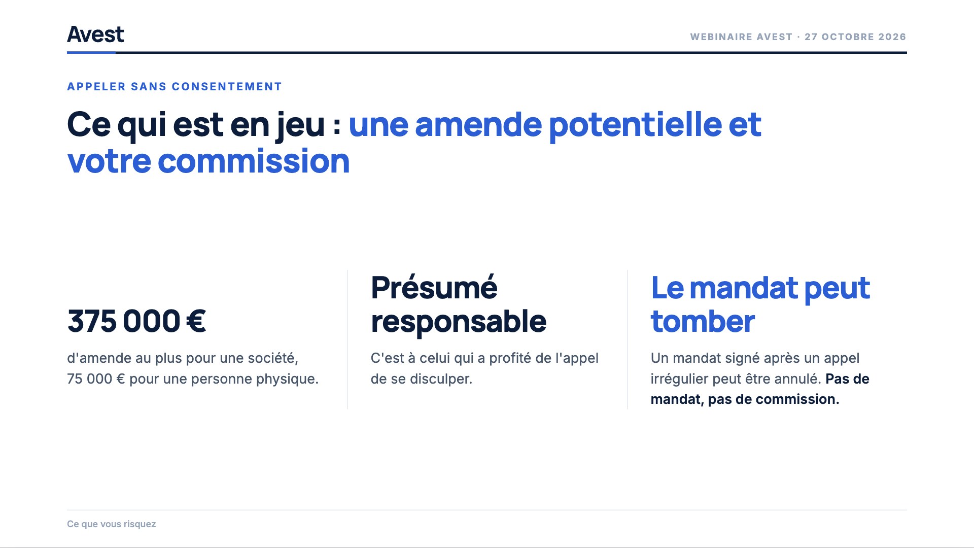 375 000 euros d'amende au plus pour une société, une présomption de responsabilité, et un mandat qui peut tomber