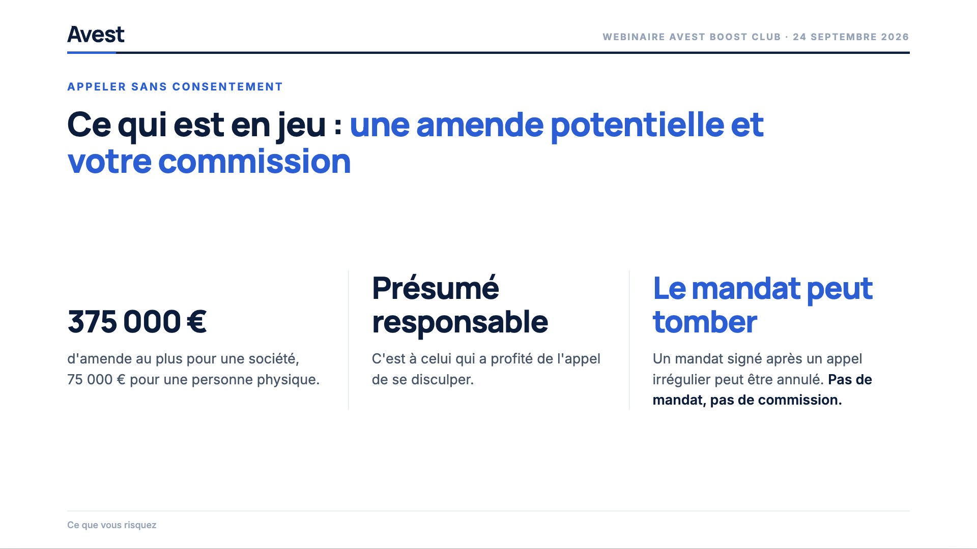 375 000 euros d'amende au plus pour une société, une présomption de responsabilité, et un mandat qui peut tomber